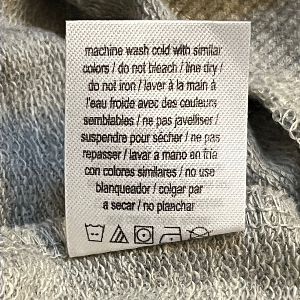 French Connection Loungewear Gray Crewneck Sweatshirt Size M NWT - Picture 10 of 10